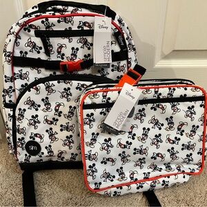 NWT Simple Modern Mickey Mouse Backpack and Lunchbox set.